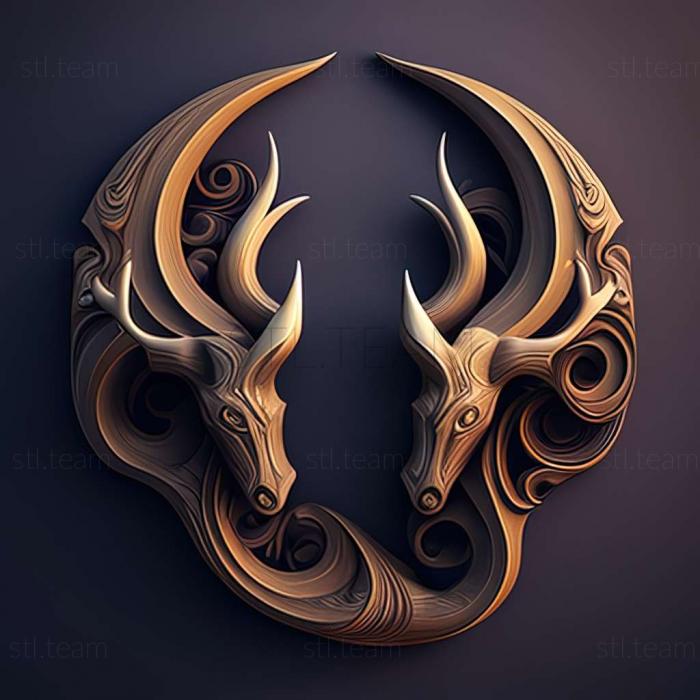 Animals horns
